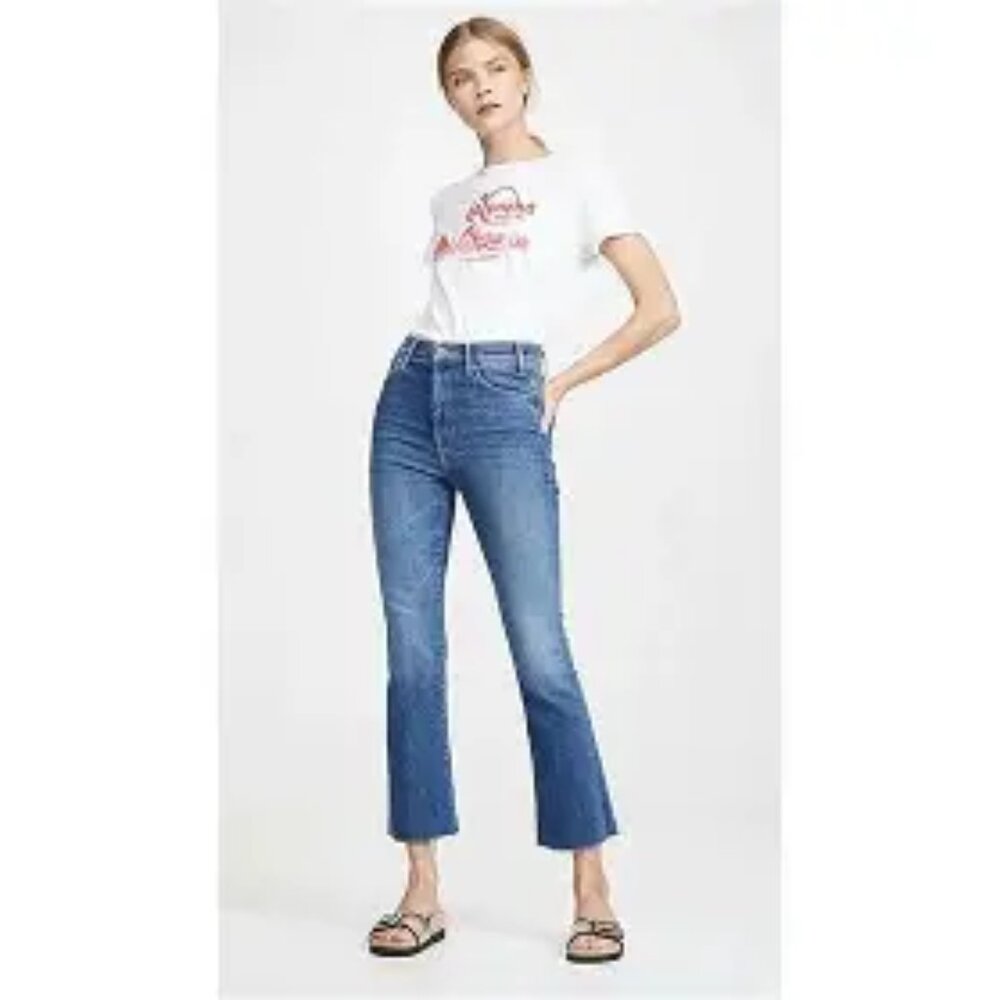 MOTHER Mother The Hustler Ankle Fray In Wishful Drinking Flare sz. 29